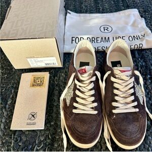 Golden GooseDark Brown Ball Stars